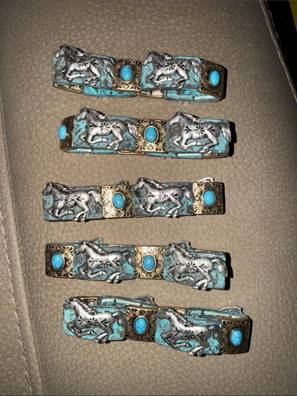 Turquoise Horse bracelet